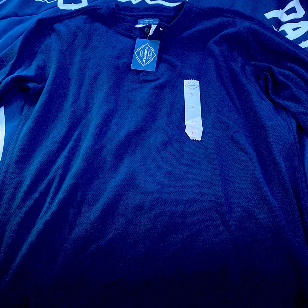 St Johns Bay long sleeve button collar shirt